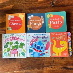 6 Kids Books - Chunky Deli by Christina Sicoli, Disney Baby, You Grow Girl